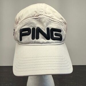 Ping G15 i15 Golf Trucker Hat White Pink Adjustable Mesh Back Cap Mens